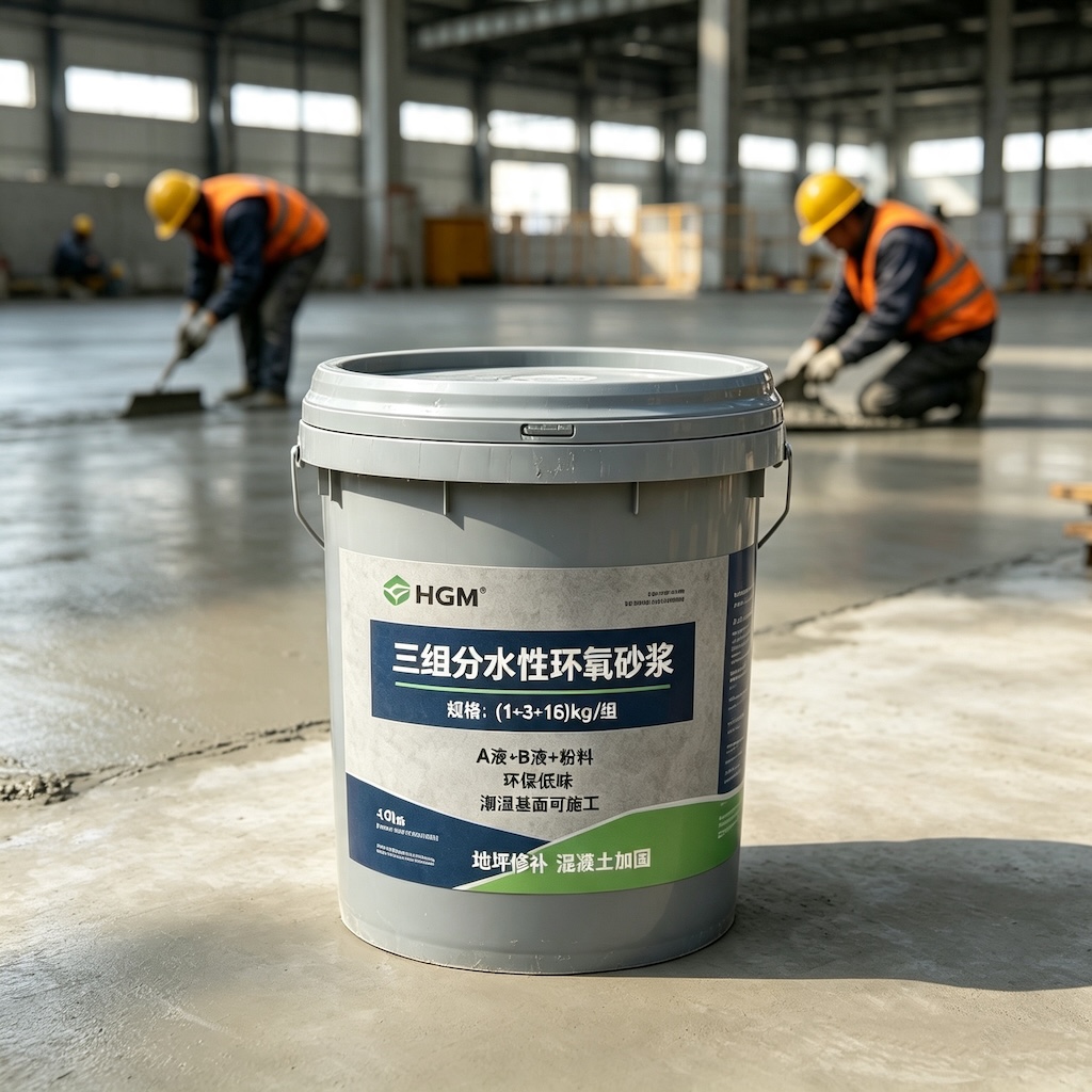 湖滨三组份水性环氧砂浆